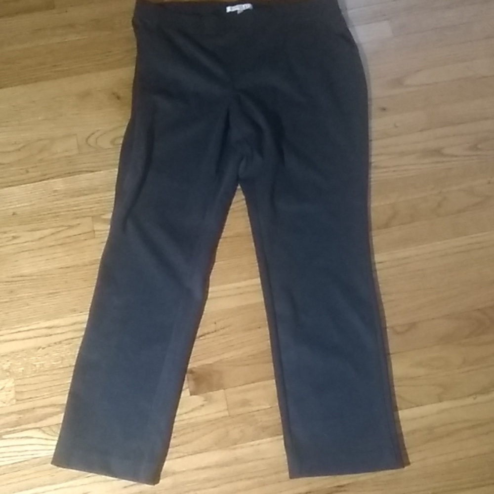 Ellen Tracy Dark Grey Slacks XL